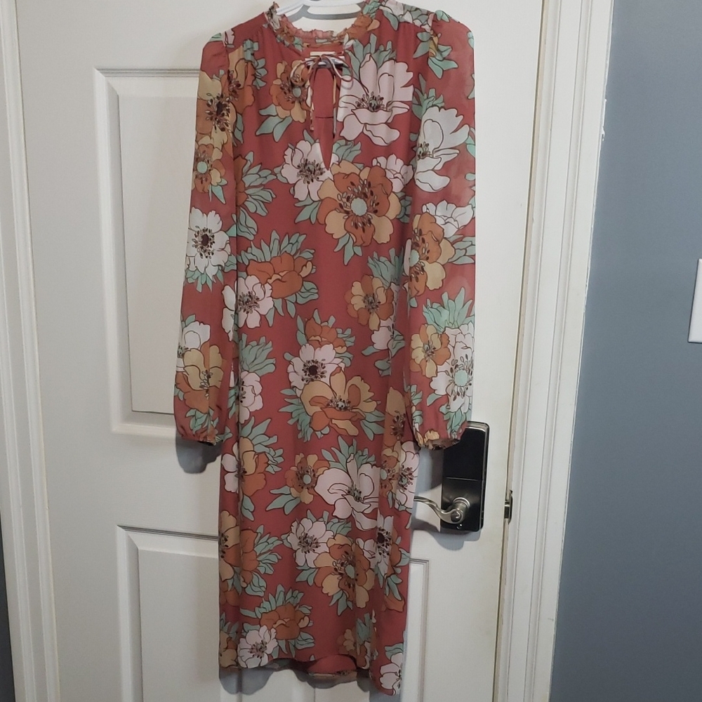 Wilfred Floral Long Sleeve Dress
